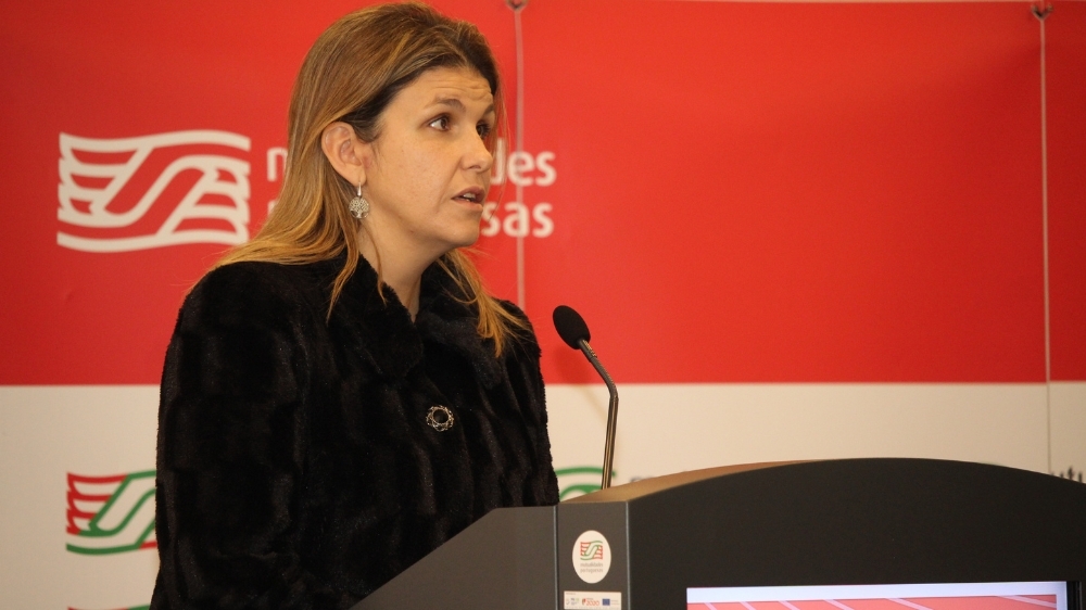 Ana Sofia Antunes, Secretária de Estado da Inclusão, intervém na sessão de encerramento da VI Reunião Anual de Presidentes Mutualistas, organização da União das Mutualidades Portuguesas.